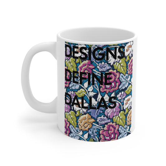 Designs Define Dallas Trending Floral Ceramic Mug by ViralDestinations