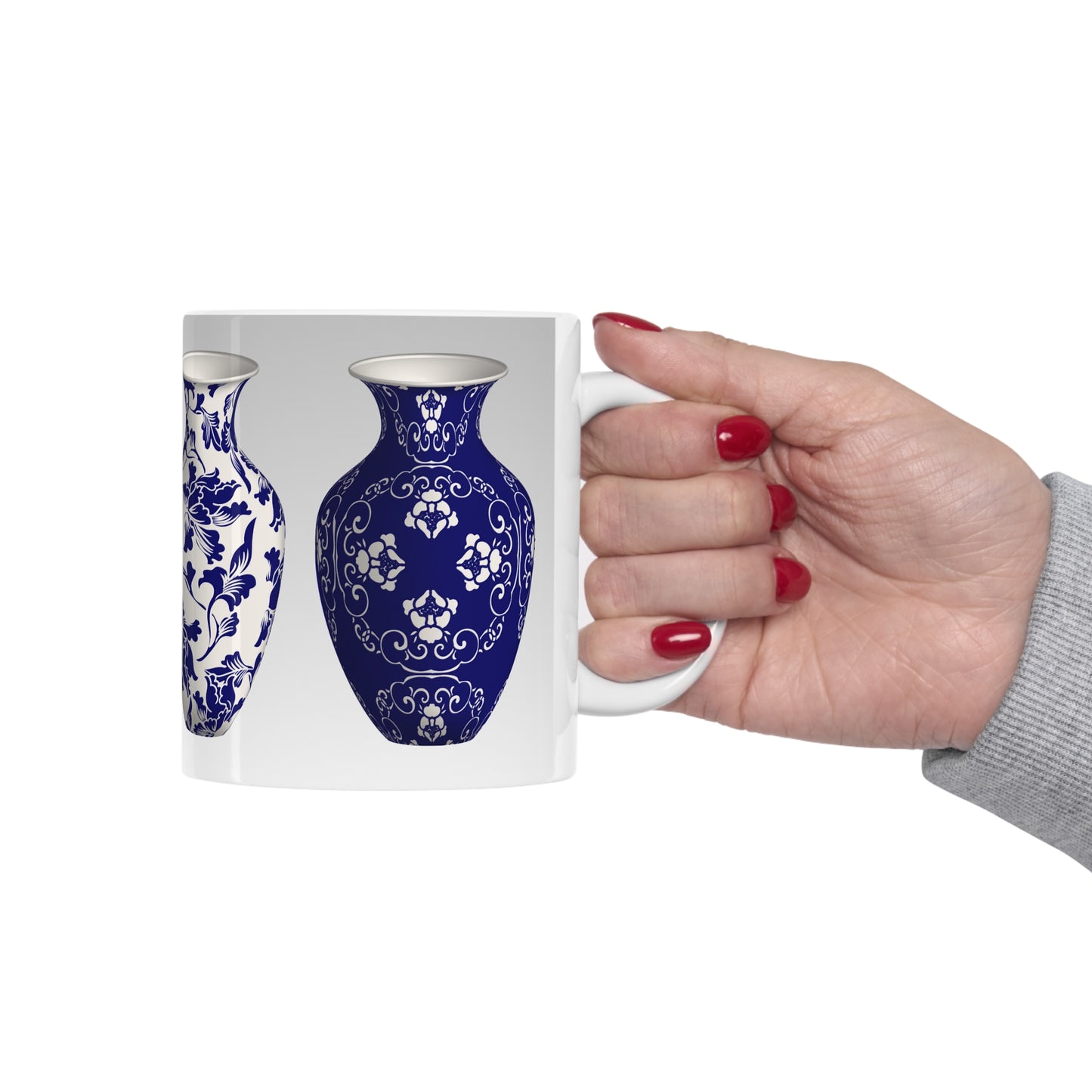 Delft Blue Culture Design Vase Series Premium Quality Ceramic Mug