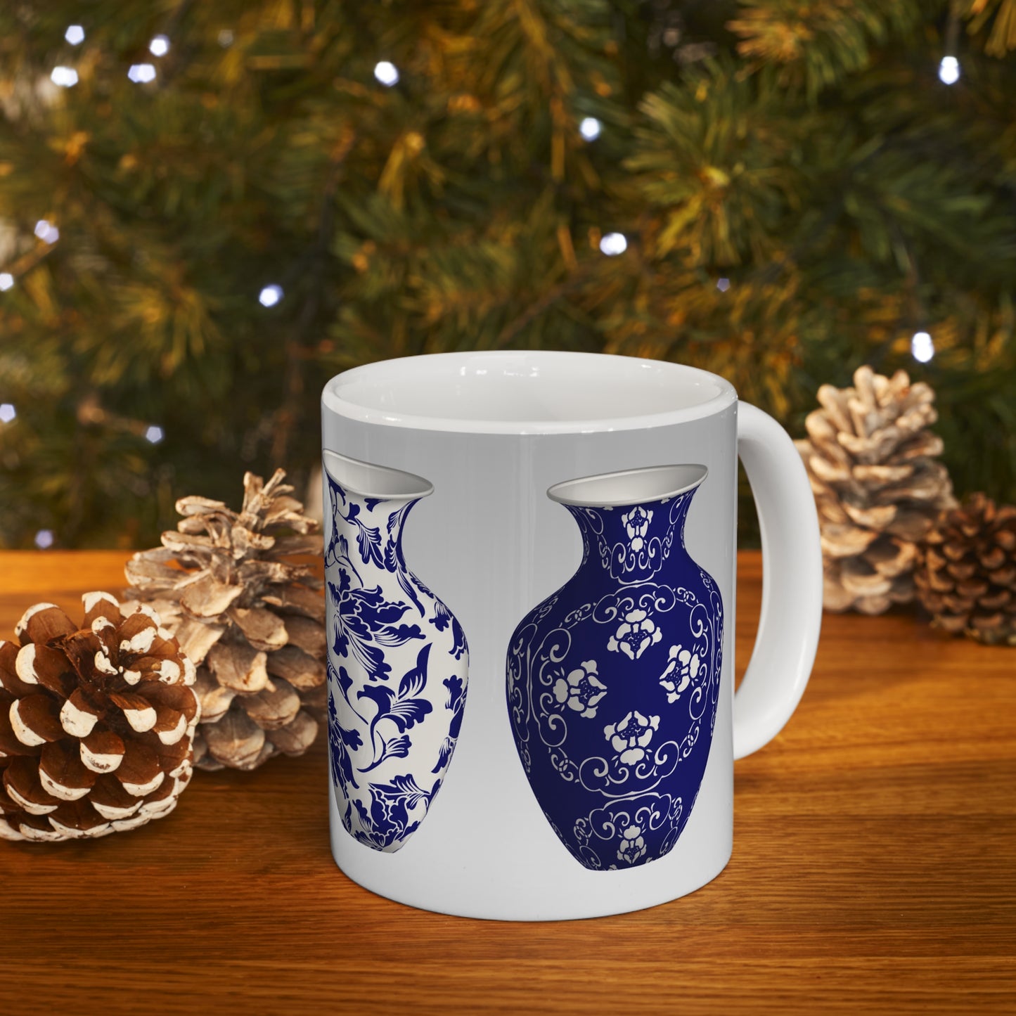 Delft Blue Culture Design Vase Series Premium Quality Ceramic Mug