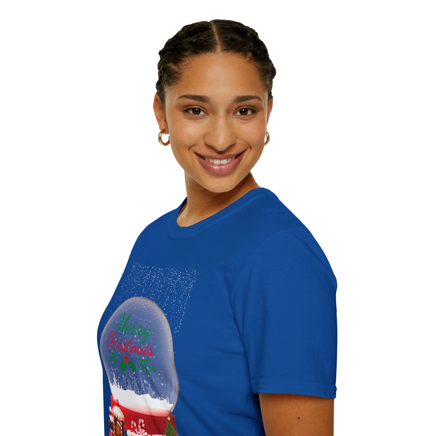 Merry Christmas Crystal Ball Lifestyle Trending Unisex Soft T-Shirt by ViralDestinations