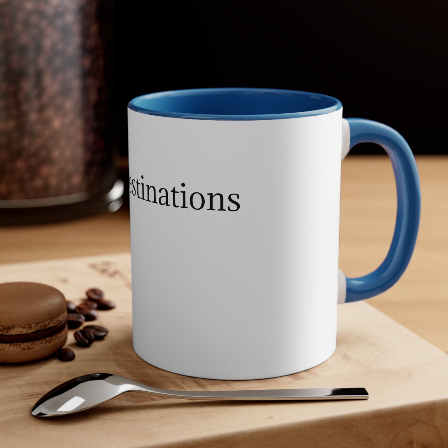 ViralDestinations Crew  Lifestyle Pop Colored Accent Coffee Mug