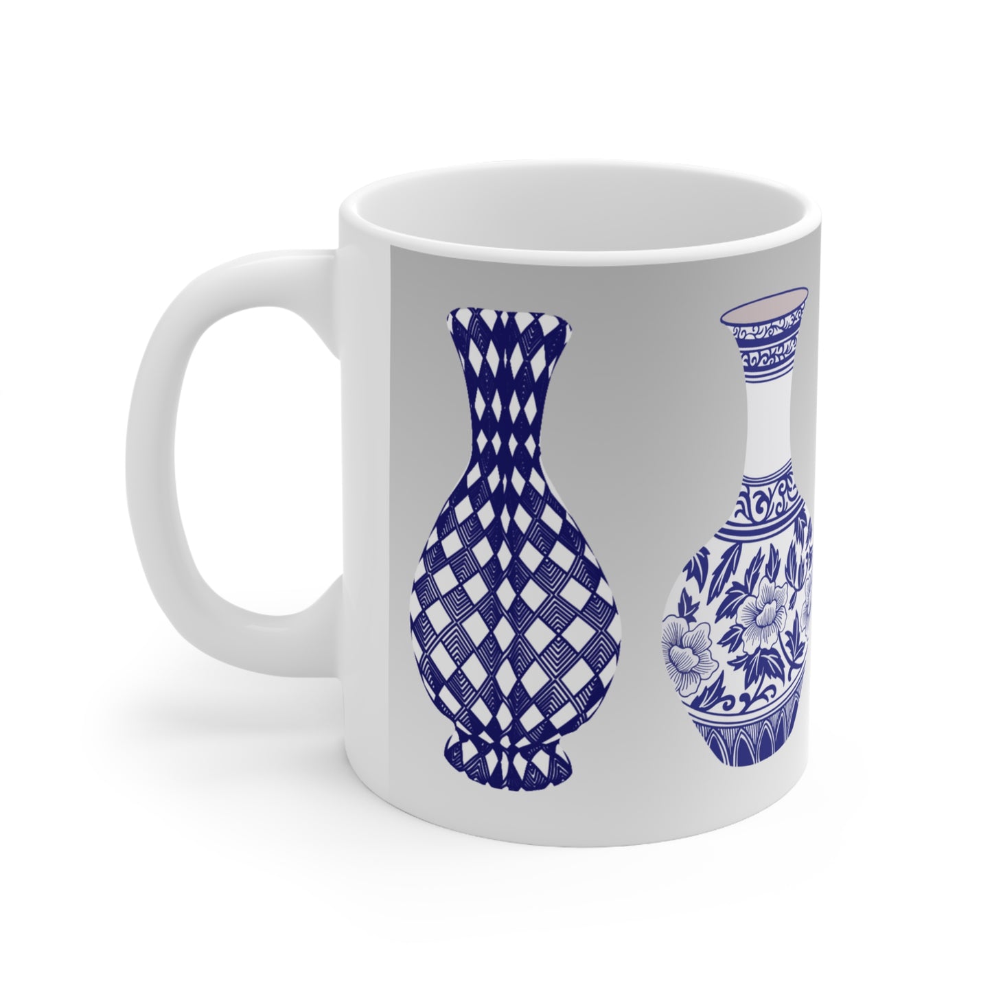 Delft Blue Culture Design Vase Series Premium Quality Ceramic Mug