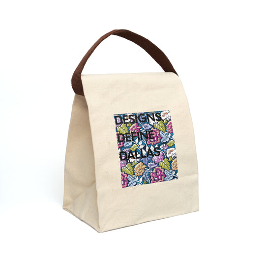 Designs Define Dallas Canvas Lunch Bag With Strap by ViralDestinations