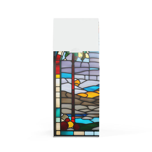 ArtEXB Decaf Coffee Blend (Medium Roast) Tiffany Glass Studio Design Violet High Desert Scene