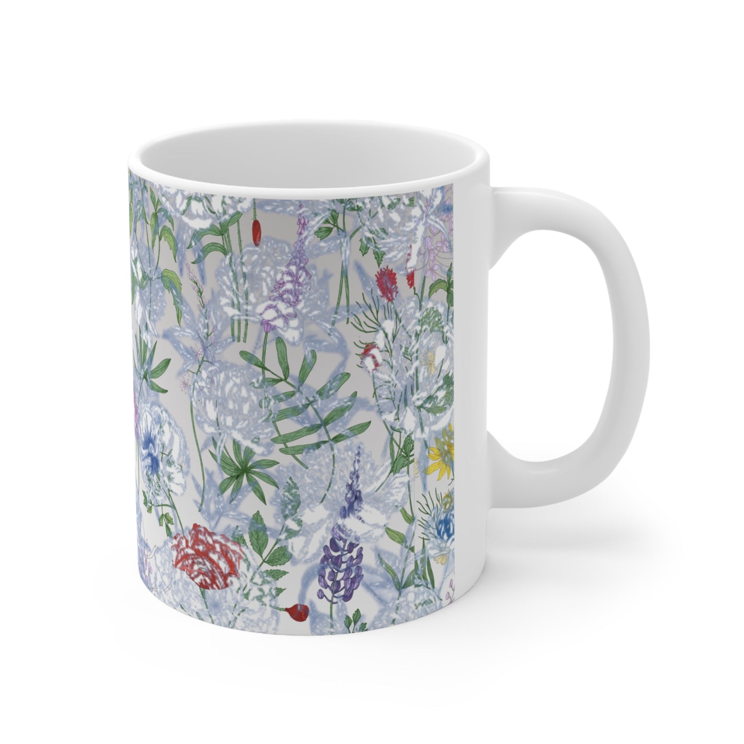 Botanical Floral Belvedere Ceramic Mug by ViralDestinations™