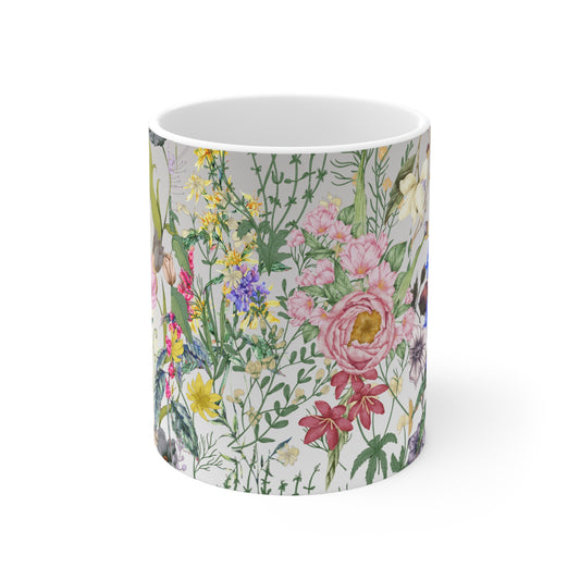 Floral Botanical Design Ceramic Mug by ViralDestinations™