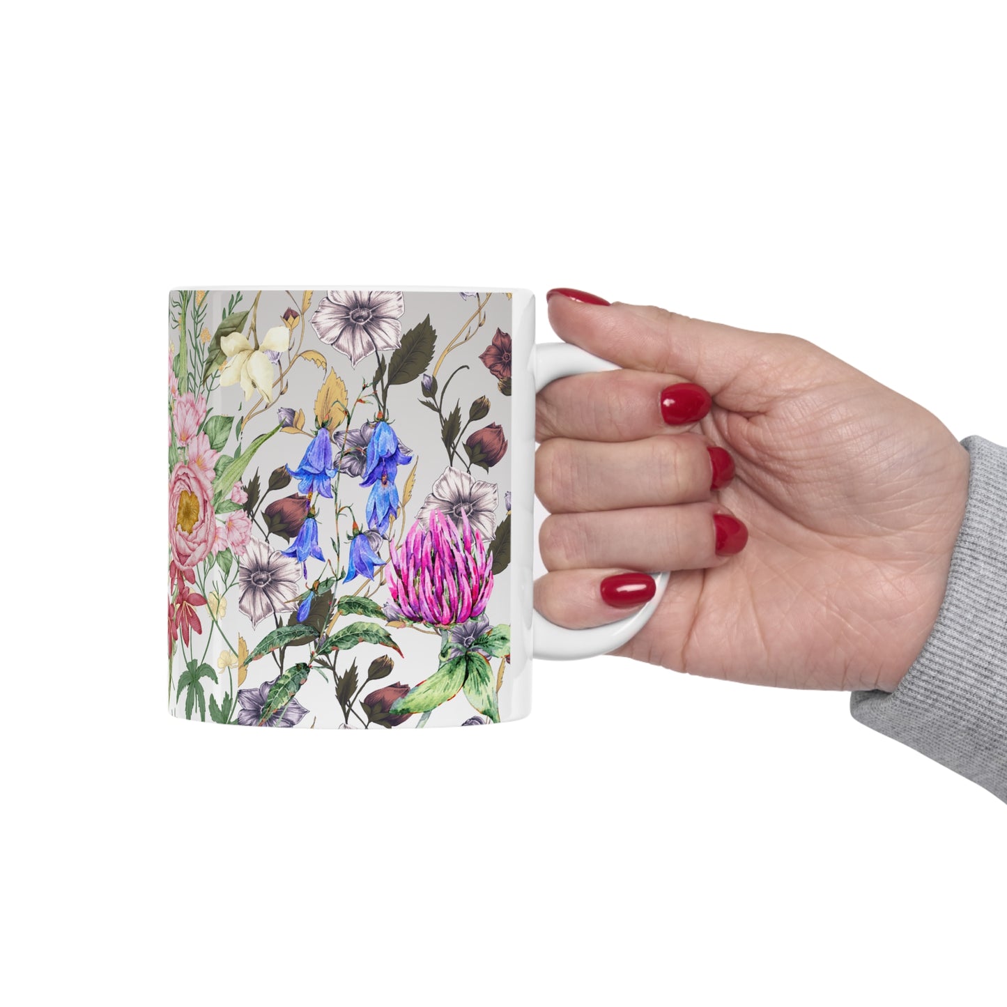 Floral Botanical Design Ceramic Mug by ViralDestinations™