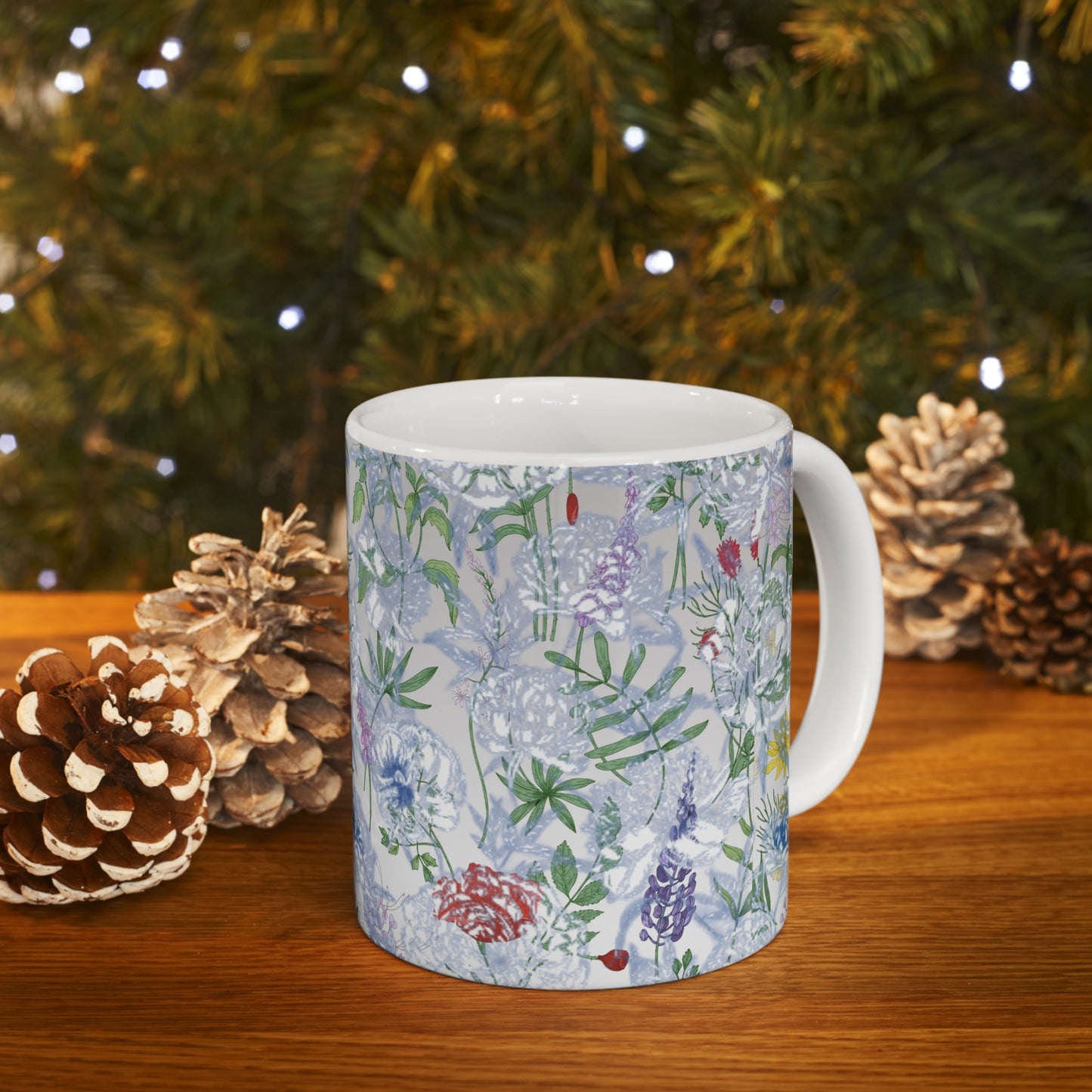 Botanical Floral Belvedere Ceramic Mug by ViralDestinations™