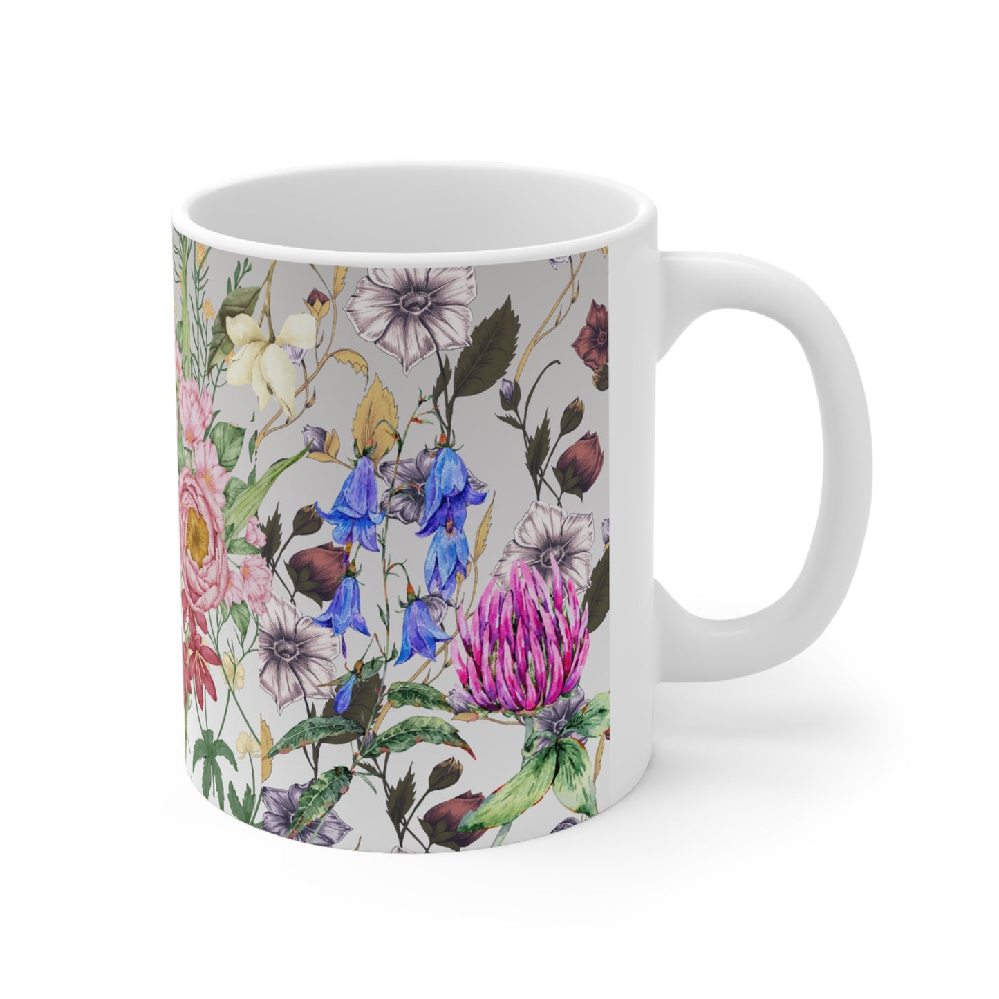 Floral Botanical Design Ceramic Mug by ViralDestinations™