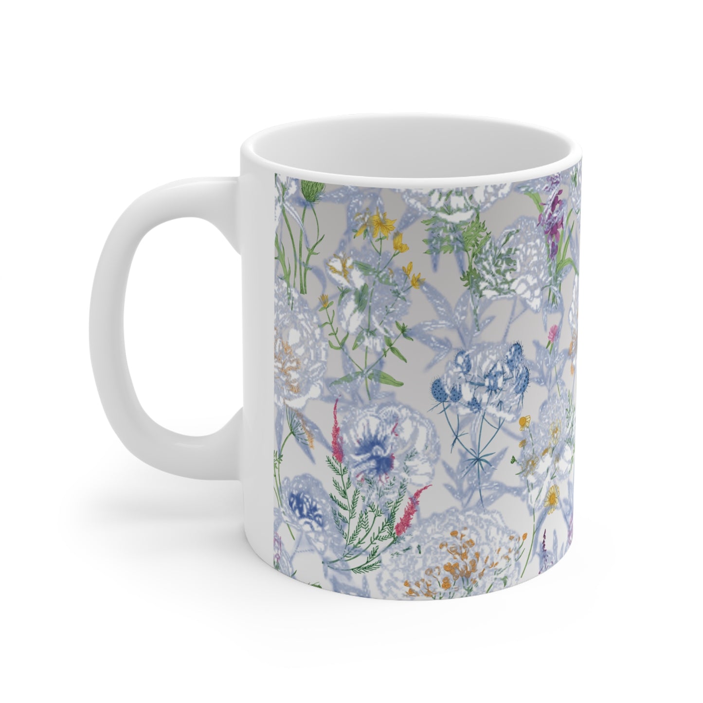 Botanical Floral Belvedere Ceramic Mug by ViralDestinations™