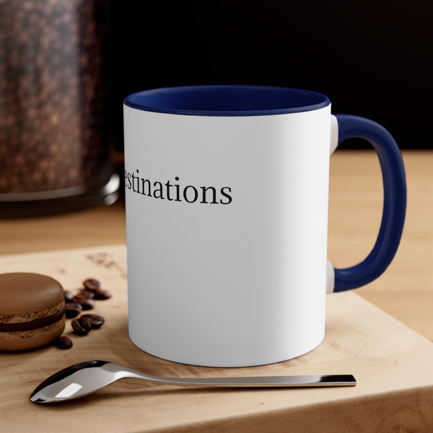 ViralDestinations Crew  Lifestyle Pop Colored Accent Coffee Mug