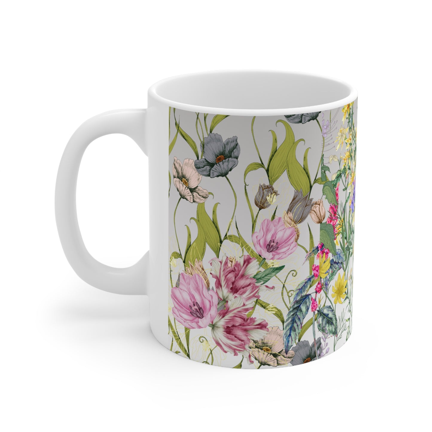 Floral Botanical Design Ceramic Mug by ViralDestinations™