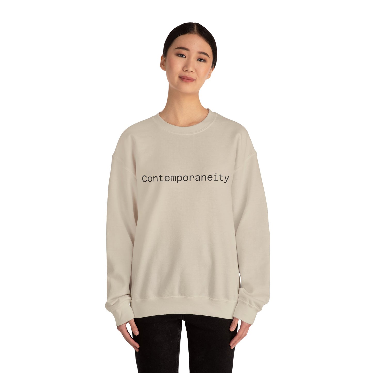 Contemporaneity Unisex Heavy Blend™ Crewneck Sweatshirt _ViralDestinations _ArtExhibitionsMagazine