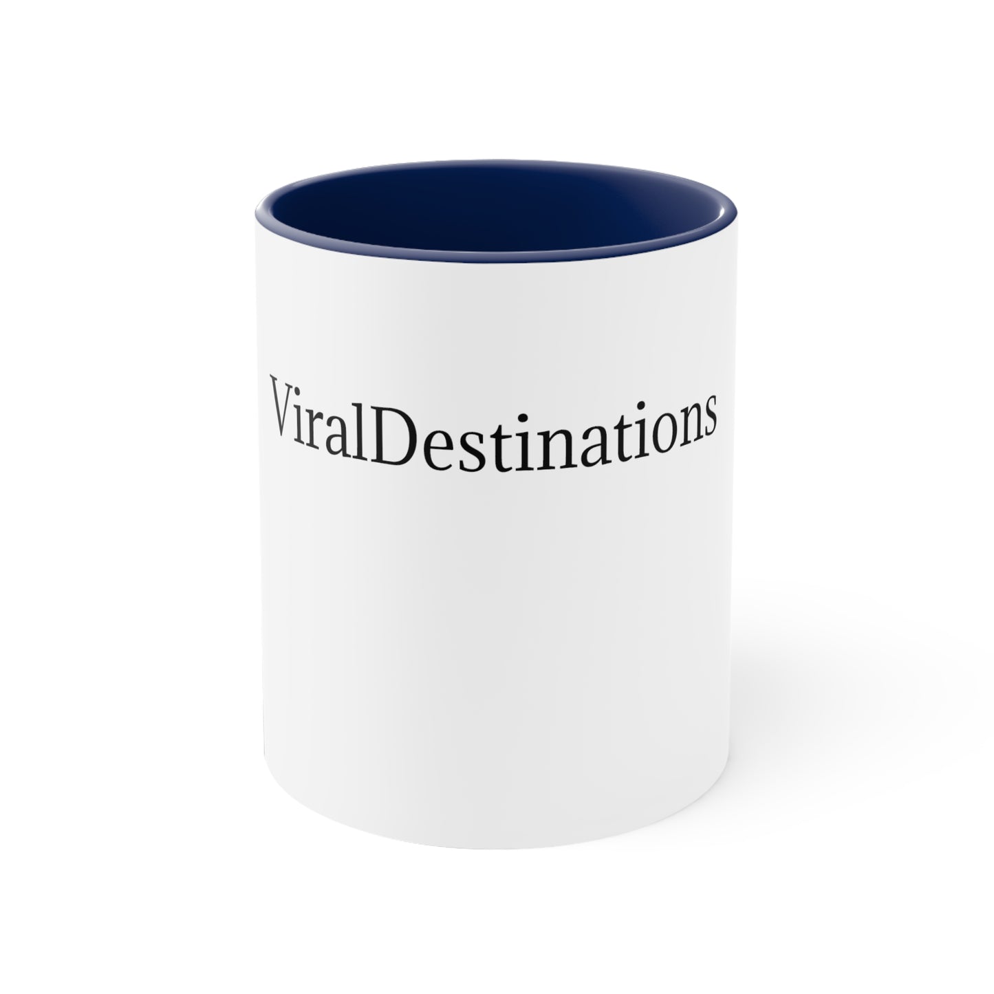 ViralDestinations Crew  Lifestyle Pop Colored Accent Coffee Mug