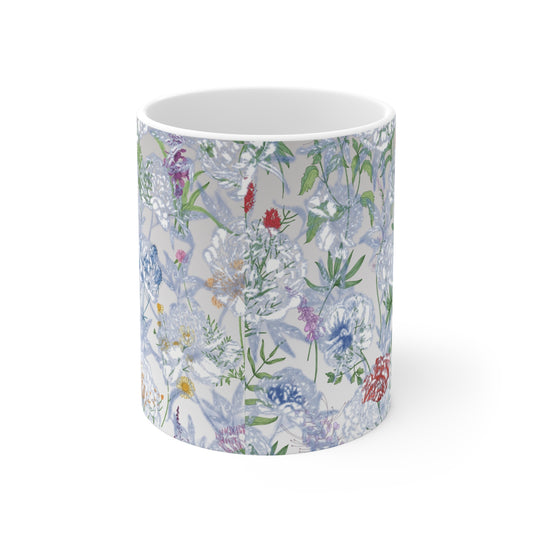 Botanical Floral Belvedere Ceramic Mug by ViralDestinations™