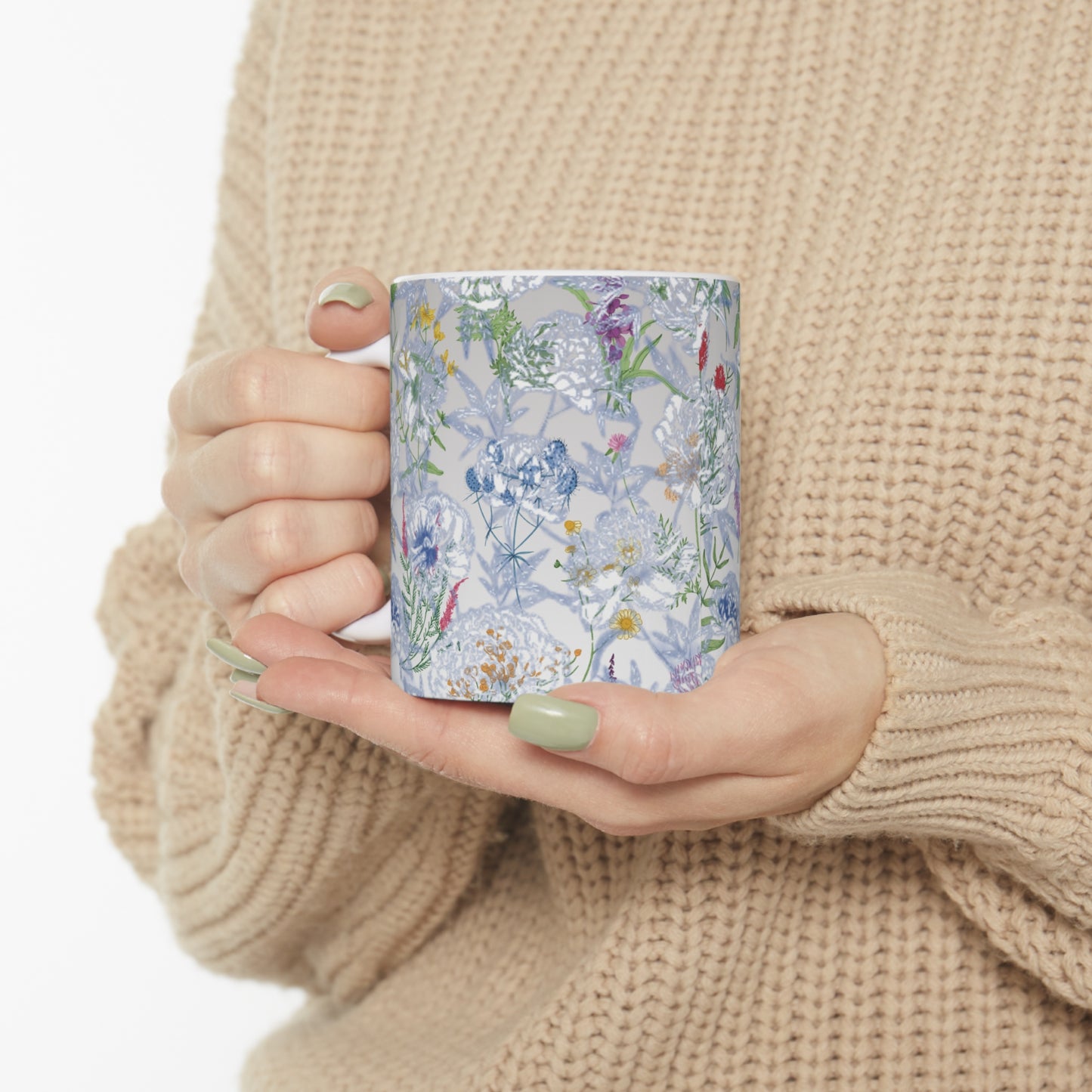 Botanical Floral Belvedere Ceramic Mug by ViralDestinations™