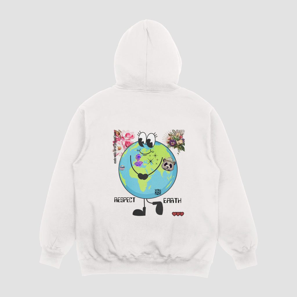 Respect Earth Y2K Trending Hoodie Unisex Heavy Blend™ Hooded Sweatshirt by ViralDestinations