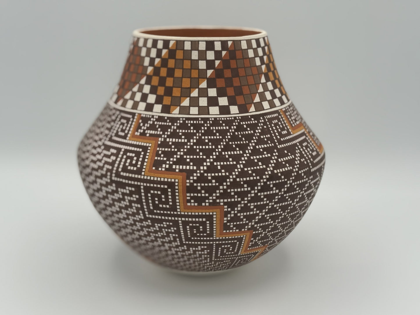 Handmade Native American Acoma Pueblo Pottery by Frederica Antonio - Unique
