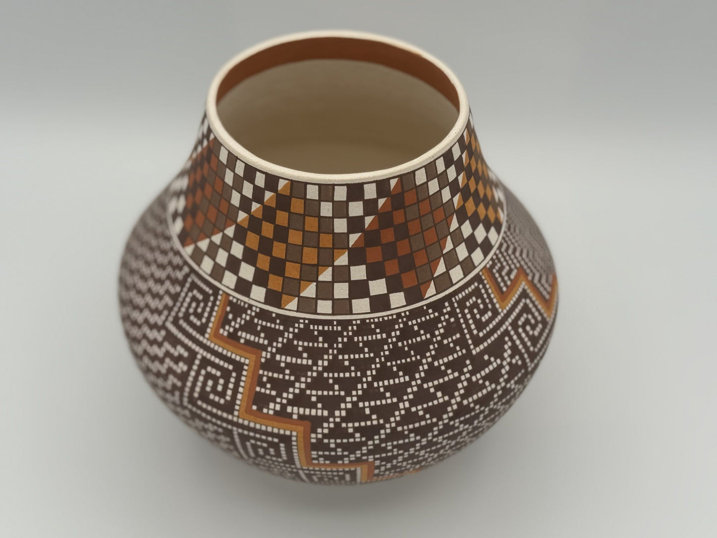 Handmade Native American Acoma Pueblo Pottery by Frederica Antonio - Unique