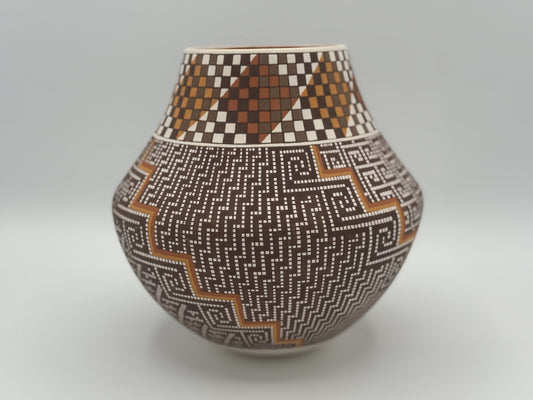 Handmade Native American Acoma Pueblo Pottery by Frederica Antonio - Unique