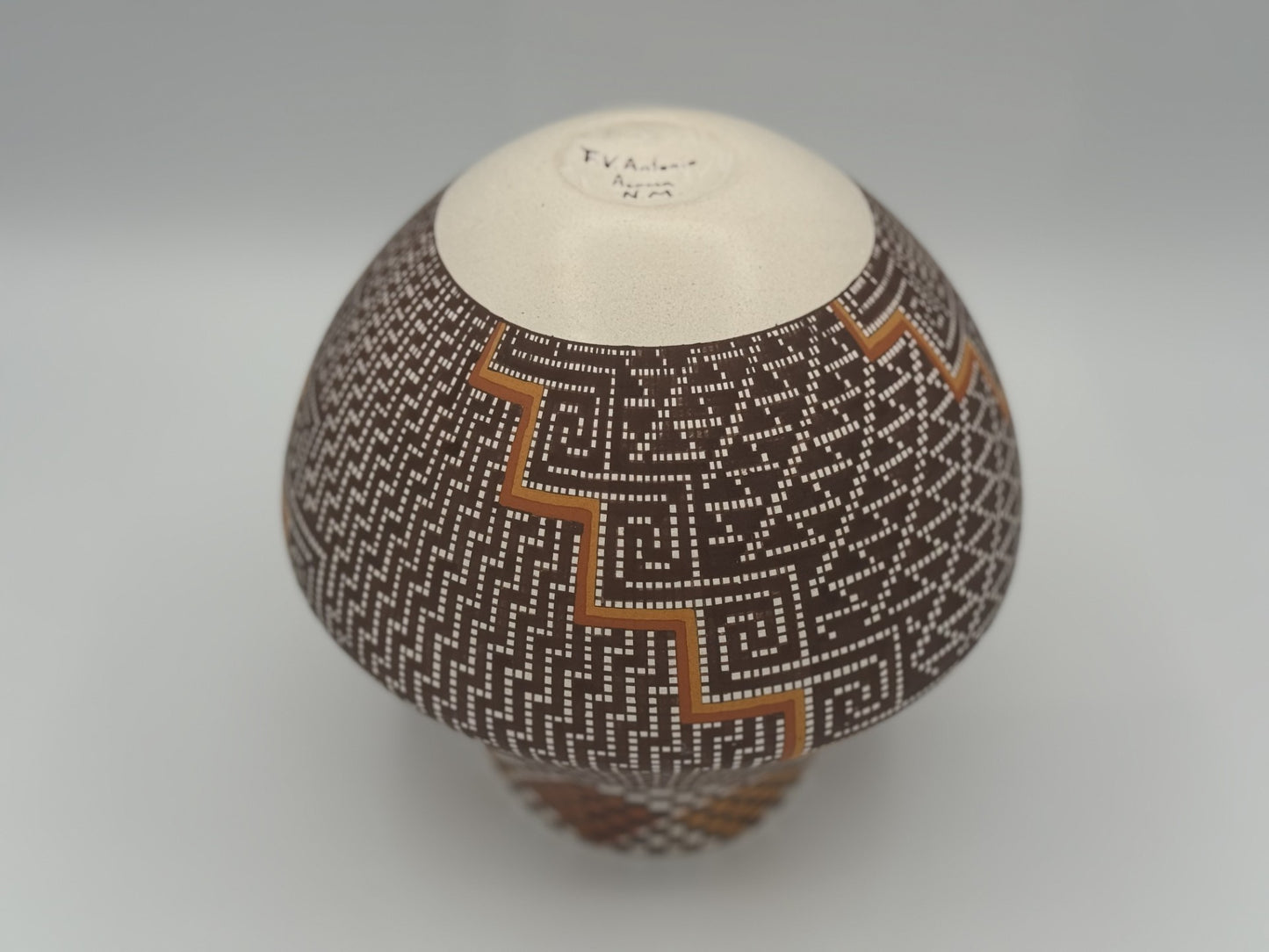 Handmade Native American Acoma Pueblo Pottery by Frederica Antonio - Unique